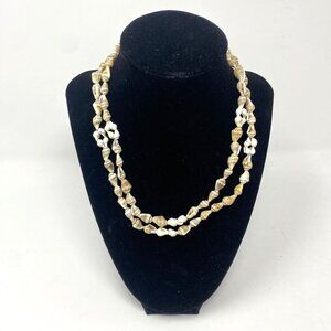 Seashell Necklace Lei Tropical Single Strand 34" Souvenir